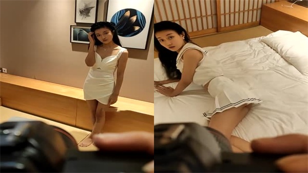 模特写真拍摄丶探花文静小美女封面图